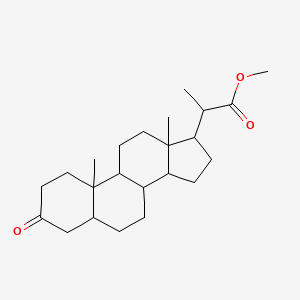 Methyl 2-(10,13-dimethyl-3-oxo-1,2,4,5,6,7,8,9,11,12,14,15,16,17-tetradecahydrocyclopenta[a]phenanthren-17-yl)propanoate