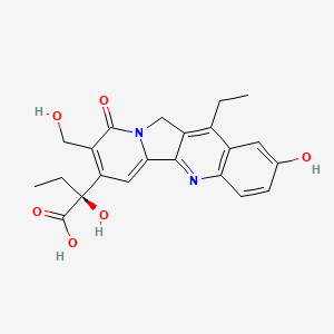 molecular formula C22H22N2O6 B1199734 SN-38 carboxylic acid form 