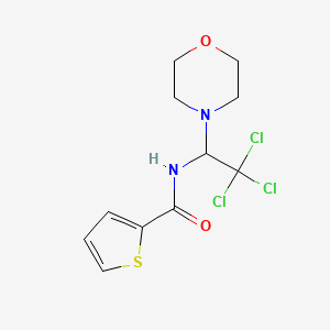 N-[2,2,2-trichloro-1-(morpholin-4-yl)ethyl]thiophene-2-carboxamide