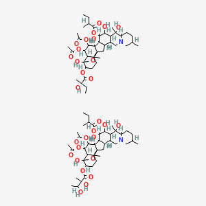 molecular formula C82H126N2O29 B1199745 Veralba CAS No. 8053-18-7