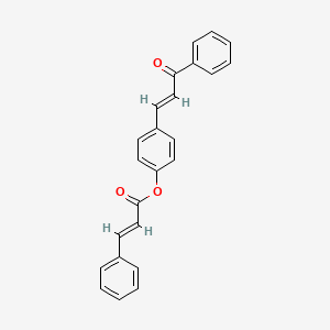 [4-[(E)-3-oxo-3-phenylprop-1-enyl]phenyl] (E)-3-phenylprop-2-enoate