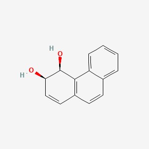 molecular formula C14H12O2 B1199755 (3R,4S)-3,4-dihydrophenanthrene-3,4-diol CAS No. 61616-82-8