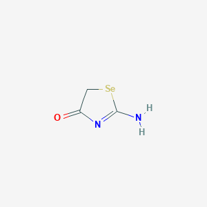 molecular formula C3H4N2OSe B1199759 2-Amino-1,3-selenazol-4-one 