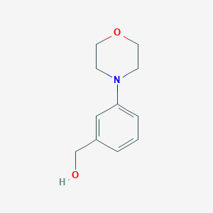 molecular formula C11H15NO2 B119976 (3-吗啉苯基)甲醇 CAS No. 145127-38-4