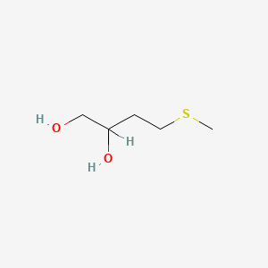 molecular formula C5H12O2S B1199762 1,2-Butanediol, 4-(methylthio)- CAS No. 57070-84-5