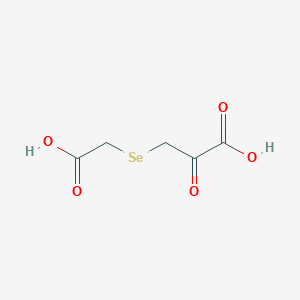 molecular formula C5H6O5Se B1199764 3-[(Carboxymethyl)selanyl]-2-oxopropanoic acid CAS No. 67754-95-4