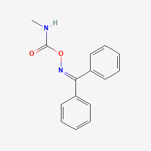 molecular formula C15H14N2O2 B11997647 {[(Diphenylmethylidene)amino]oxy}(methylamino)methanone CAS No. 22001-32-7