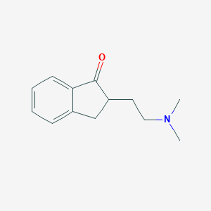 molecular formula C13H17NO B119977 2-[2-(二甲氨基)乙基]-1-茚满酮 CAS No. 3409-21-0