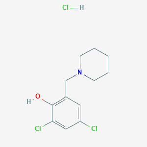 2,4-Dichloro-6-(1-piperidinylmethyl)phenol hydrochloride