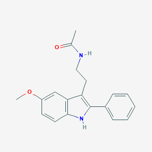 molecular formula C19H20N2O2 B119978 N-[2-(5-甲氧基-2-苯基-1H-吲哚-3-基)乙基]乙酰胺 CAS No. 151889-03-1