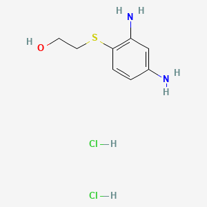 2-((2,4-Diaminophenyl)thio)ethanol dihydrochloride