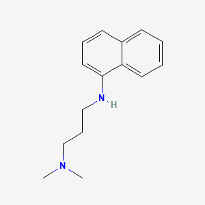 molecular formula C15H20N2 B11997840 N,N-Dimethyl-N'-naphthylpropane-1,3-diamine CAS No. 5235-83-6