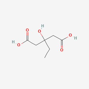 molecular formula C7H12O5 B1199785 3-Hydroxy-3-ethylglutaric acid CAS No. 52939-72-7