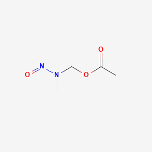molecular formula C4H8N2O3 B1199790 甲基（乙酰氧基甲基）亚硝胺 CAS No. 56856-83-8