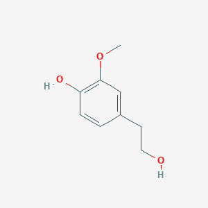 molecular formula C9H12O3 B119980 同香草醇 CAS No. 2380-78-1