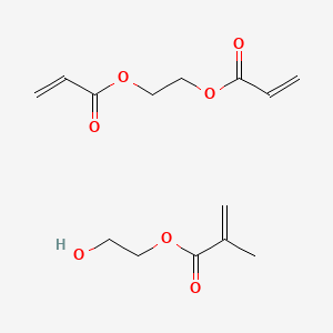 molecular formula C14H20O7 B1199802 Poly(hydroxyethylmethacrylate bisglycolacrylate) CAS No. 94772-40-4