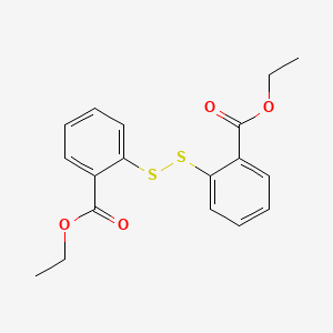 molecular formula C18H18O4S2 B11998051 Diethyl 2,2'-dithiobisbenzoate CAS No. 54481-26-4