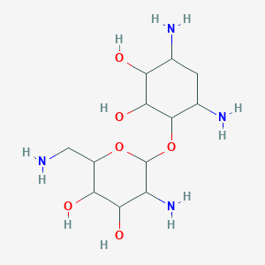 4,6-Diamino-2,3-dihydroxycyclohexyl 2,6-diamino-2,6-dideoxyhexopyranoside