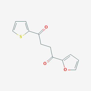 molecular formula C12H10O3S B11998155 1-Furan-2-YL-4-thiophen-2-YL-butane-1,4-dione 