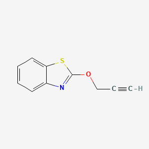 molecular formula C10H7NOS B11998164 2-(2-Propynyloxy)-1,3-benzothiazole 