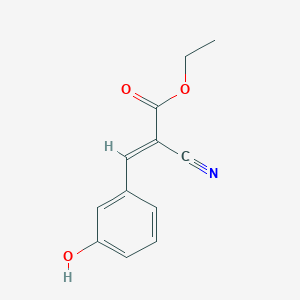 ethyl (2E)-2-cyano-3-(3-hydroxyphenyl)prop-2-enoate