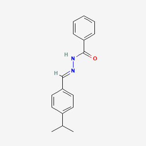 N'-[(E)-(4-isopropylphenyl)methylidene]benzohydrazide