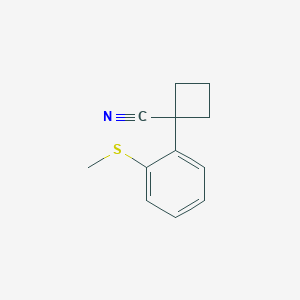 1-[2-(Methylsulfanyl)phenyl]cyclobutanecarbonitrile