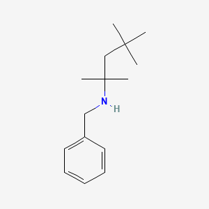 molecular formula C15H25N B11998271 n-Benzyl-2,4,4-trimethylpentan-2-amine CAS No. 3598-75-2