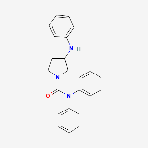 3-Anilino-N,N-diphenyl-1-pyrrolidinecarboxamide