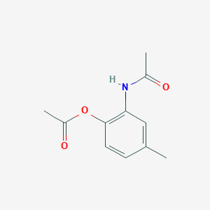 molecular formula C11H13NO3 B1199843 2-Acetamido-4-methylphenyl acetate 
