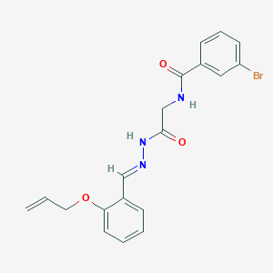 N-(2-(2-(2-(Allyloxy)benzylidene)hydrazino)-2-oxoethyl)-3-bromobenzamide