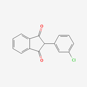 2-(3-Chlorophenyl)-1H-indene-1,3(2H)-dione