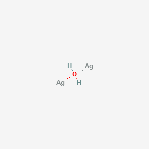 molecular formula Ag2O<br>Ag2H2O B1199863 Silver(I) oxide CAS No. 20667-12-3