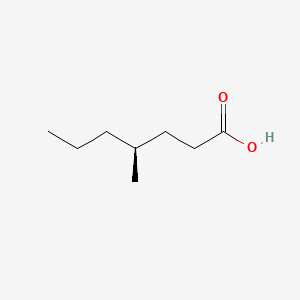 Heptanoic acid, 4-methyl-, (S)-