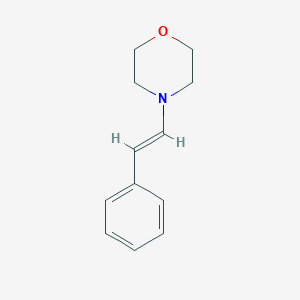 molecular formula C12H15NO B11998765 4-[(E)-2-phenylethenyl]morpholine 