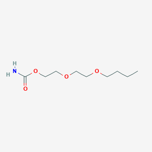 molecular formula C9H19NO4 B11998797 2-(2-Butoxyethoxy)ethyl carbamate CAS No. 60653-87-4