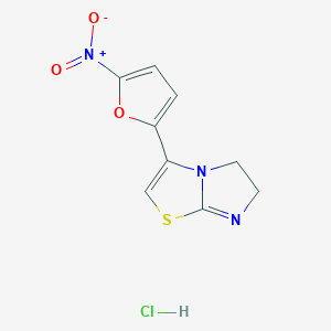molecular formula C9H8ClN3O3S B1199883 呋喃唑氯化物 CAS No. 5118-17-2