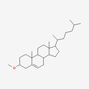 molecular formula C28H48O B11998838 3-Methoxycholest-5-ene CAS No. 29944-53-4