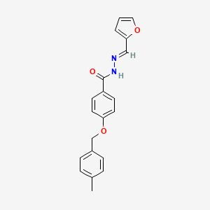 N'-(Furan-2-ylmethylene)-4-((4-methylbenzyl)oxy)benzohydrazide