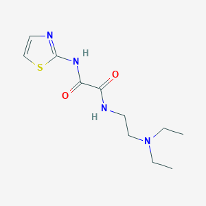 N-[2-(diethylamino)ethyl]-N'-(1,3-thiazol-2-yl)ethanediamide