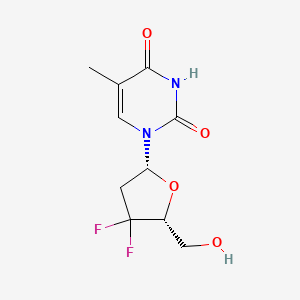 molecular formula C10H12F2N2O4 B1199888 3',3'-Difluoro-3'-deoxythymidine CAS No. 121353-87-5