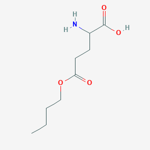 molecular formula C9H17NO4 B11998896 2-Amino-5-butoxy-5-oxopentanoic acid CAS No. 7391-23-3