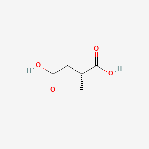molecular formula C5H8O4 B1199894 (R)-(+)-甲基琥珀酸 CAS No. 3641-51-8