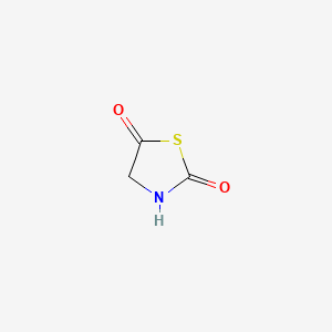 molecular formula C3H3NO2S B1199914 1,3-噻唑烷-2,5-二酮 CAS No. 16874-97-8