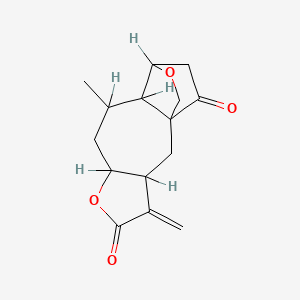 molecular formula C15H18O4 B1199934 Microhelenin A CAS No. 61490-63-9