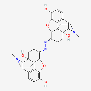 molecular formula C34H38N4O6 B1199935 Oxymorphonazine CAS No. 82824-00-8
