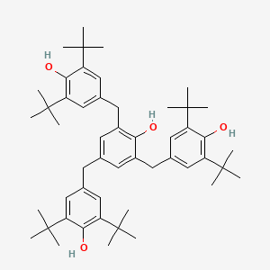 molecular formula C51H72O4 B1199939 2,4,6-Tri(3,5-di-tert-butyl-4-hydroxybenzyl)phenol CAS No. 6010-34-0