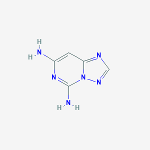 B119995 [1,2,4]Triazolo[1,5-c]pyrimidine-5,7-diamine CAS No. 144105-17-9