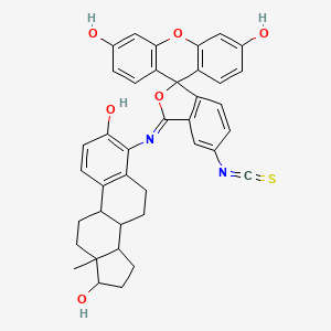 molecular formula C39H34N2O6S B1199951 4-Amino-N-fluorescein isothiocyanate-17-estradiol CAS No. 82420-81-3