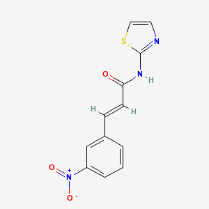 (2E)-3-(3-nitrophenyl)-N-(1,3-thiazol-2-yl)prop-2-enamide